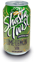 Shasta Lime Lemon Twist Soda, 12oz (Pack of 24) Shasta