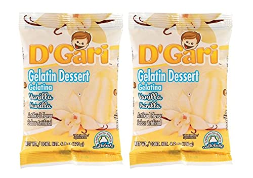 D'Gari Vanilla Gelatin (Pack of 2) D'Gari