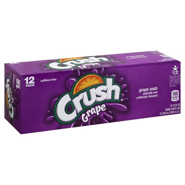 Crush Grape Soda, 12 oz Crush