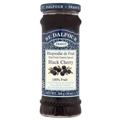 St. Dalfour Black Cherry Fruit Spread, 284 g (Pack of 2) St. Dalfour