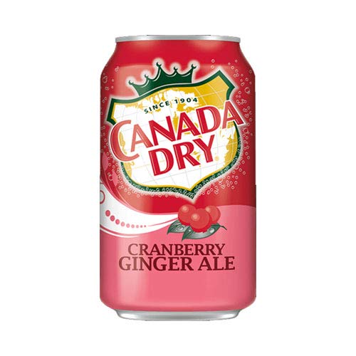 Canada Dry Ginger Cranberry Soda, 12 fl oz (Pack of 12) Canada Dry