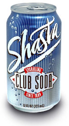 Shasta Club Soda, 12 oz (Pack of 24) Shasta