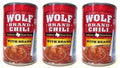 3 Set - Wolf Brand Texas Style Chili with Beans (3 Pack) 15 oz Cans Amembiana