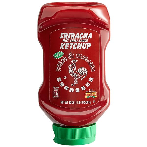 Prompt Prep Sriracha Hot Chili Ketchup, 20 oz (Pack of 4) Prompt Prep