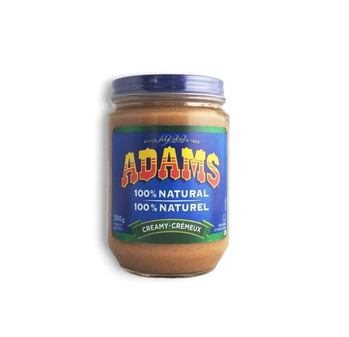 Adams Creamy Peanut Butter, 500 g Adams