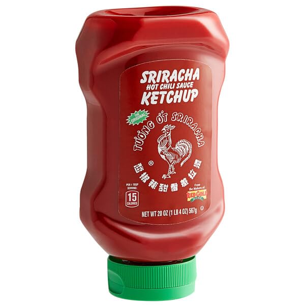 Prompt Prep Sriracha Hot Chili Ketchup, 20 oz (Pack of 4) Prompt Prep