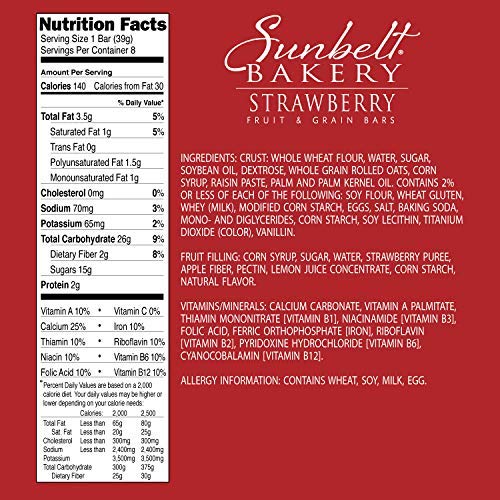 Sunbelt Fruit & Grain Bars Sunbelt