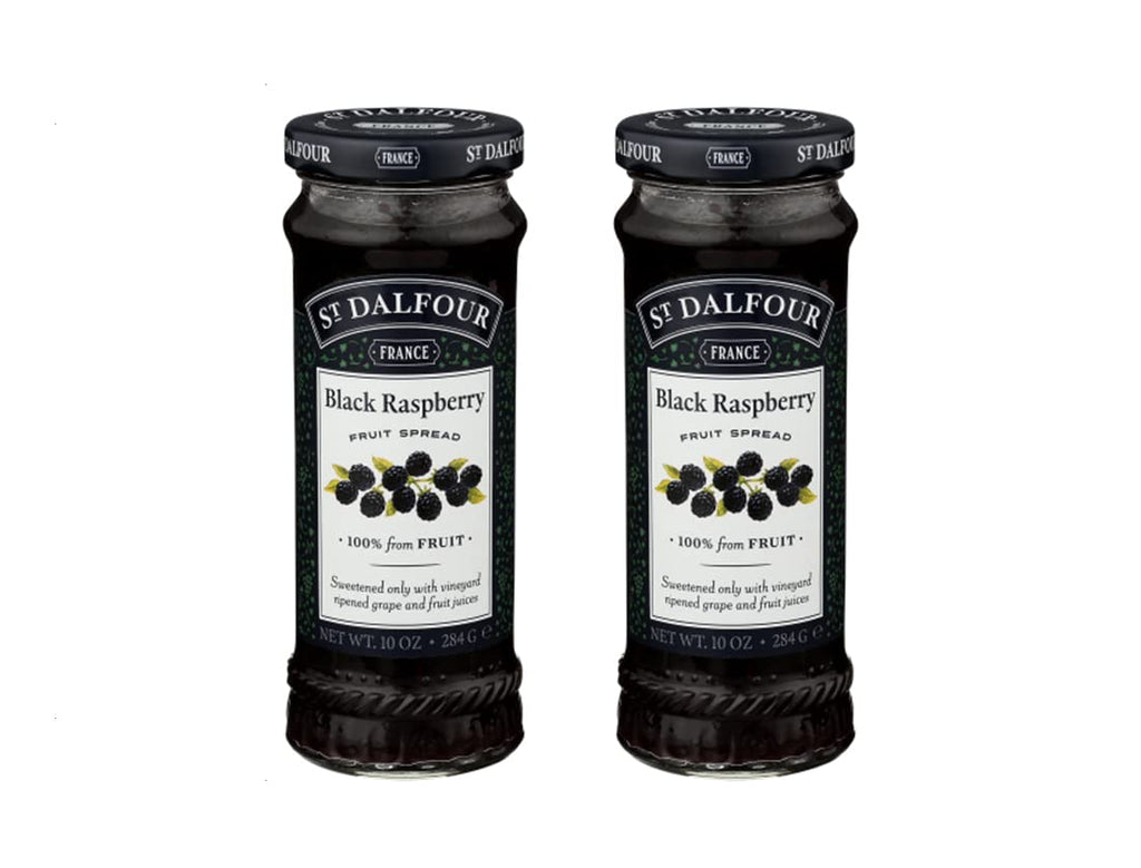 St. Dalfour Black Raspberry Fruit Spread, 10 oz (Pack of 2) St. Dalfour