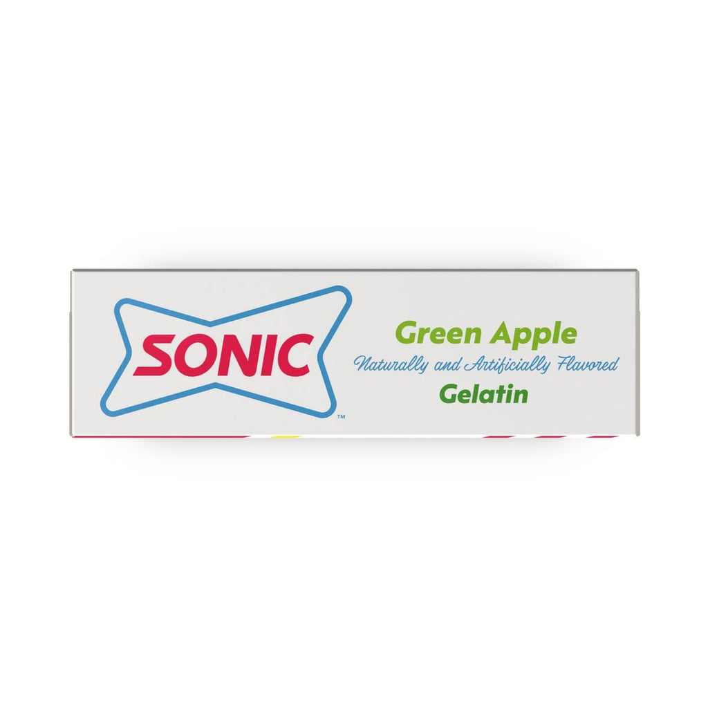 Sonic Gelatin Mix, Green Apple, 3.94 oz (Pack of 3) Sonic