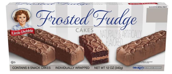 Little Debbie Frosted Fudge Cakes, 12 oz (Pack of 6) Little Debbie