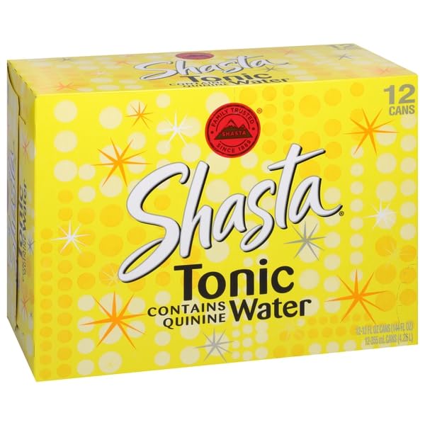 Shasta Tonic Water, 12 oz (Pack of 12) Shasta