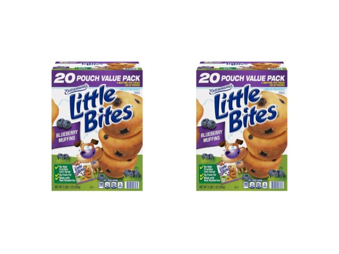Entenmann's Little Bites Blueberry Mini Muffins, 20 ct Entenmann's