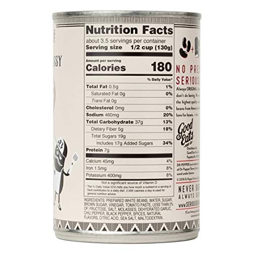 Serious Bean Co. Baked Beans- Dr. Pepper Flavored, 15 oz (Pack of 2) Serious Bean Co.