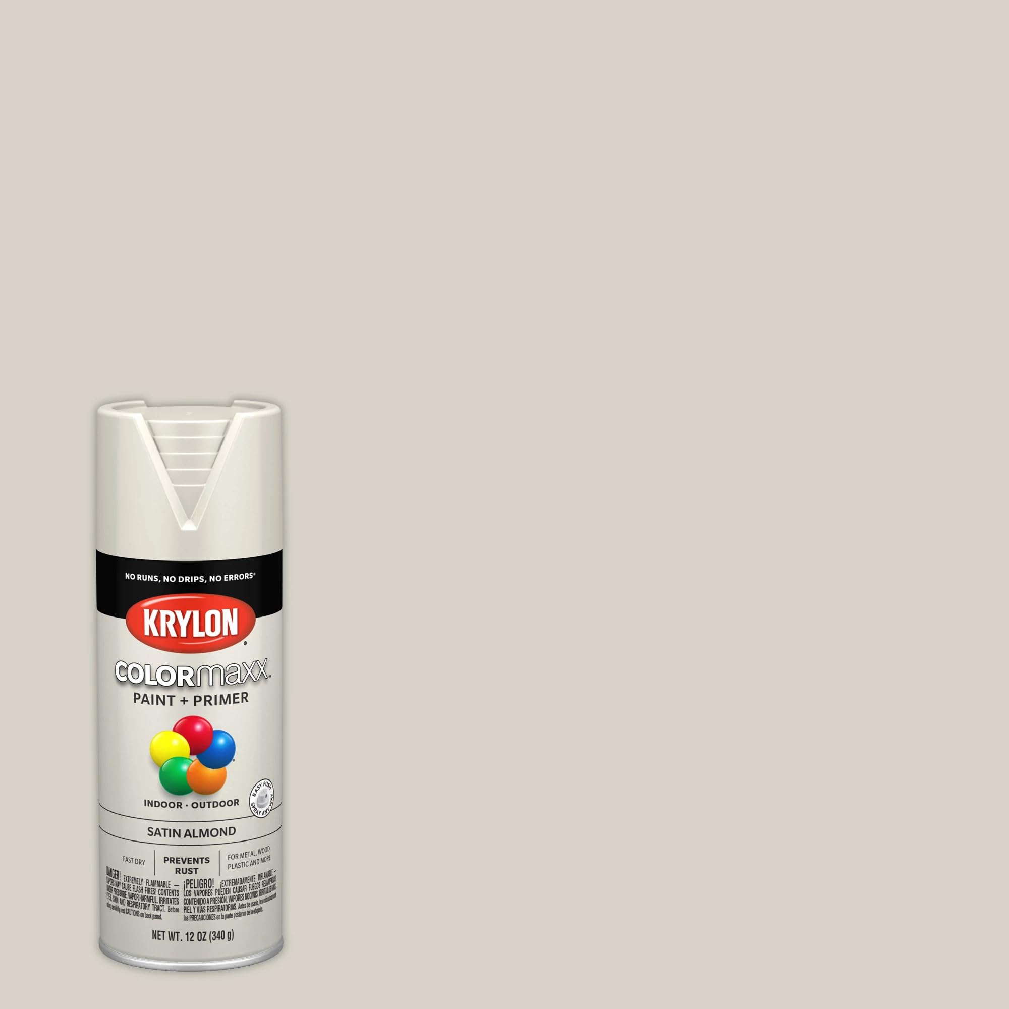 Krylon ColorMaxx Spray Paint and Primer, Matte Soft Lilac Krylon