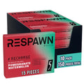 5 Gum Respawn Sugar Free Chewing Gum, 15 Sticks 5 Gum