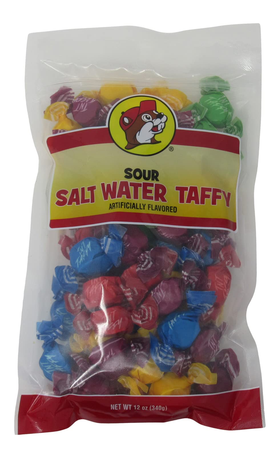Buc-ee's Assorted Sour Salt Water Taffy, 12 oz Buc-ee's