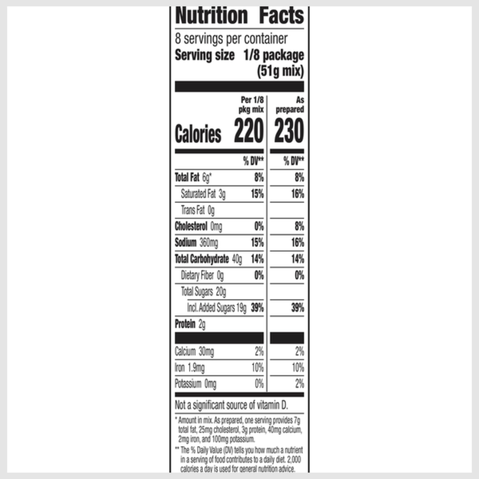 Betty Crocker Gingerbread Cake & Cookie Mix, 14.5 oz (Pack of 4) Betty Crocker