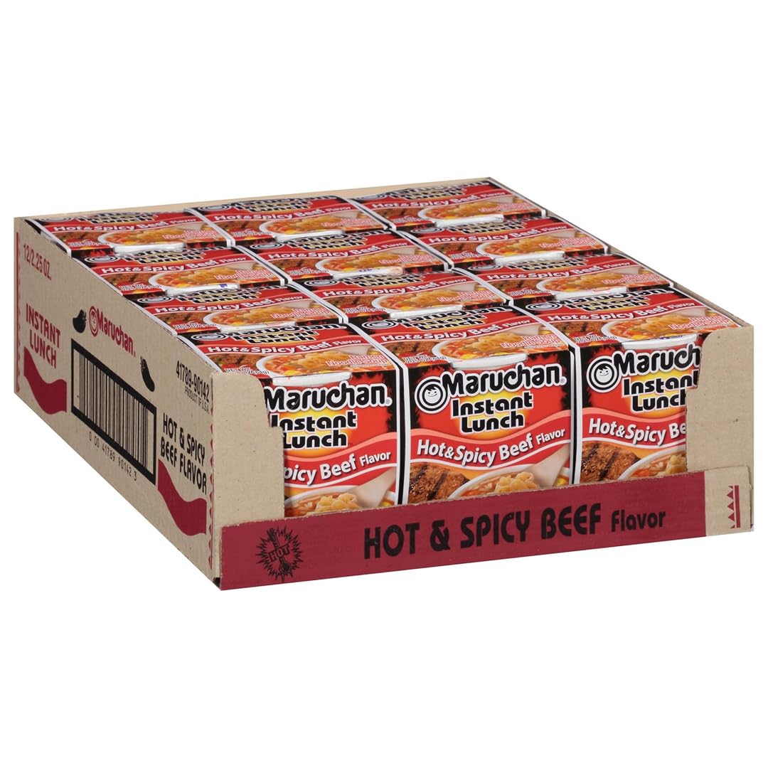 Maruchan Instant Lunch Ramen Noodles, 2.25 oz (Pack of 12)