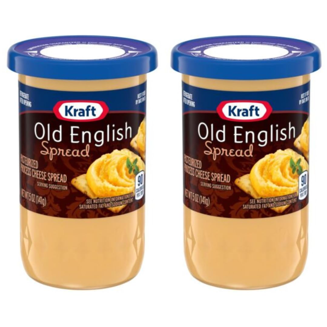 Old English Sharp Cheddar Cheese Spread, 5 oz (Pack of 2) Old English