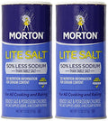 Morton Lite Salt, 11 oz (Pack of 2) Morton