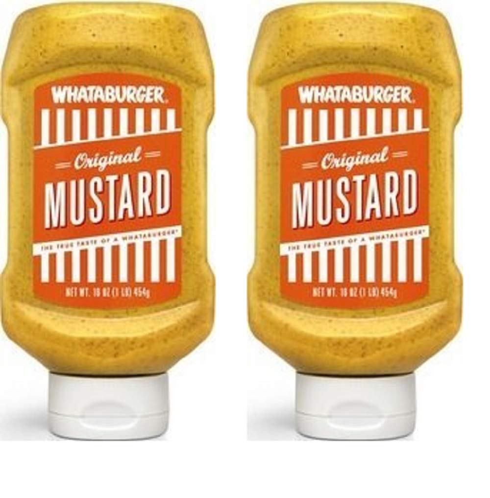 Whataburger Original Mustard, 16 oz (Pack of 2) Whataburger