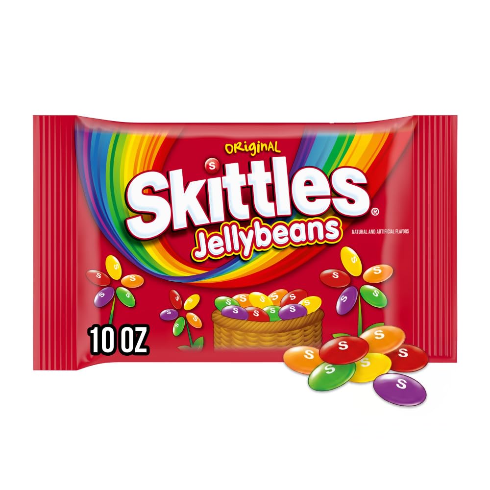 Skittles Original Jelly Beans Easter Candy, 10 oz Skittles