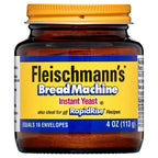 Fleischmann's Bread Machine Instant Yeast 4 oz jar, front label