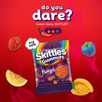 Skittles Gummies Fuego Sweet and Spicy Candy, 5.8 oz (Pack of 12) Skittles