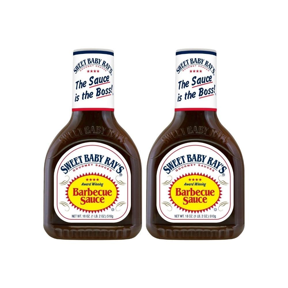 Sweet Baby Ray's BBQ Sauce, 18 oz (Pack of 2) Sweet Baby Ray's