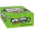 Now & Later Soft Taffy Chews Candy, Apple, 0.93 oz Bar, Pack of 24 Now and Later