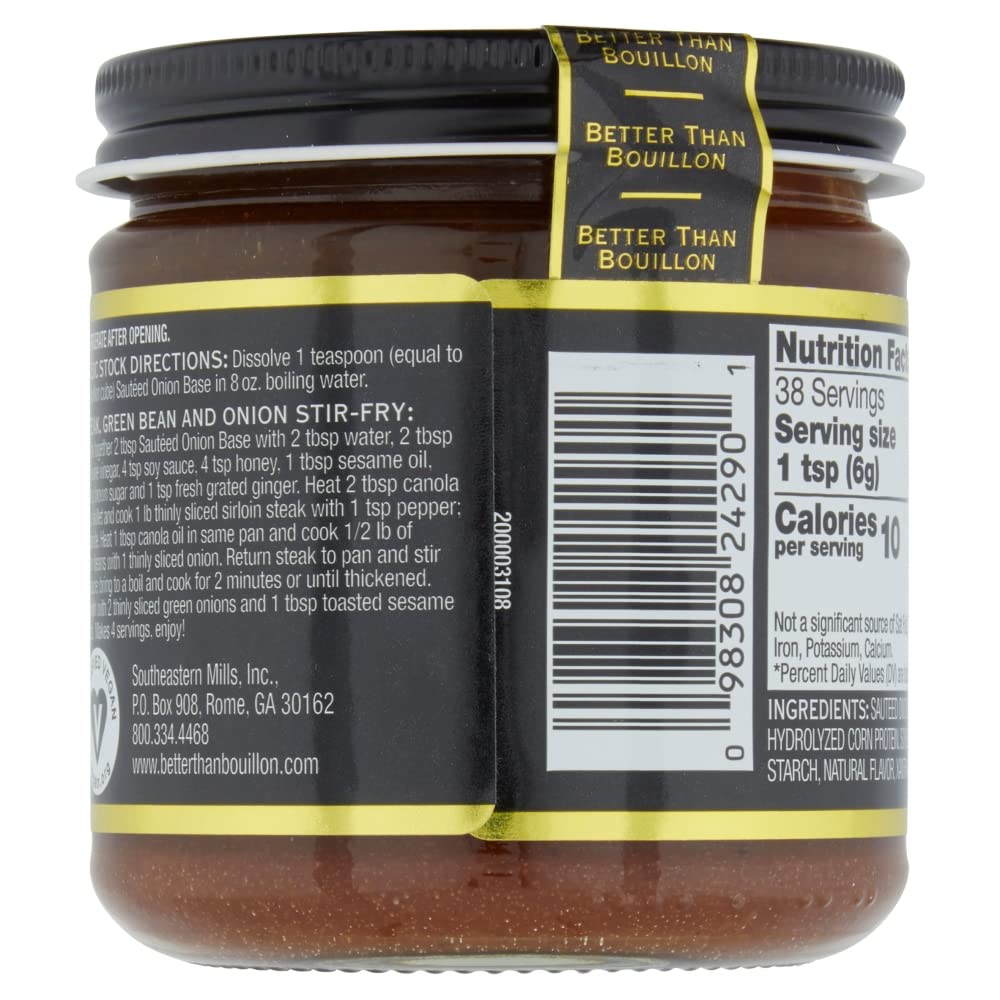 Better Than Bouillon Sauteed Onion Base, 8 oz Better Than Bouillon
