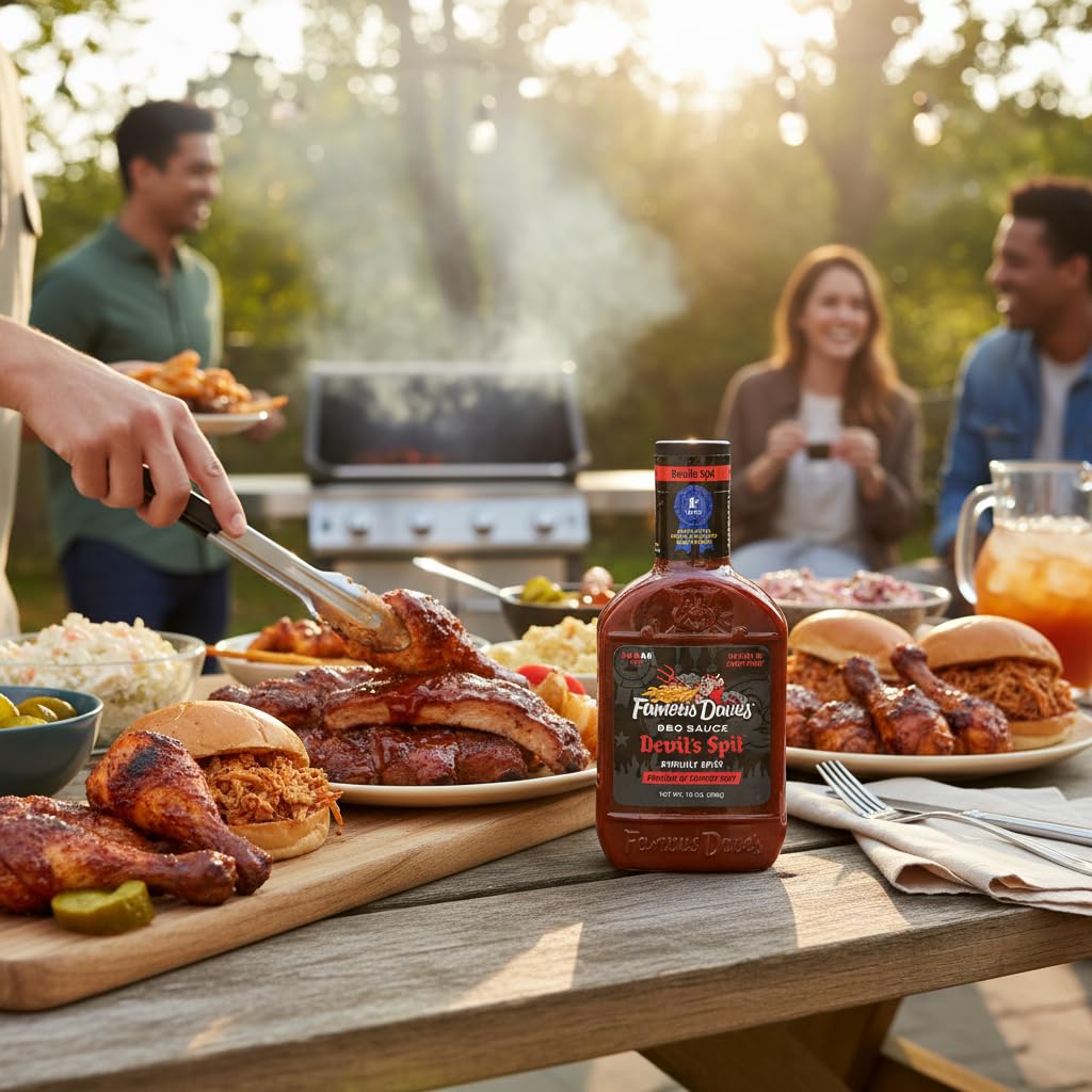 Famous Dave's Devil's Spit BBQ Sauce, 19 oz Famous Dave's