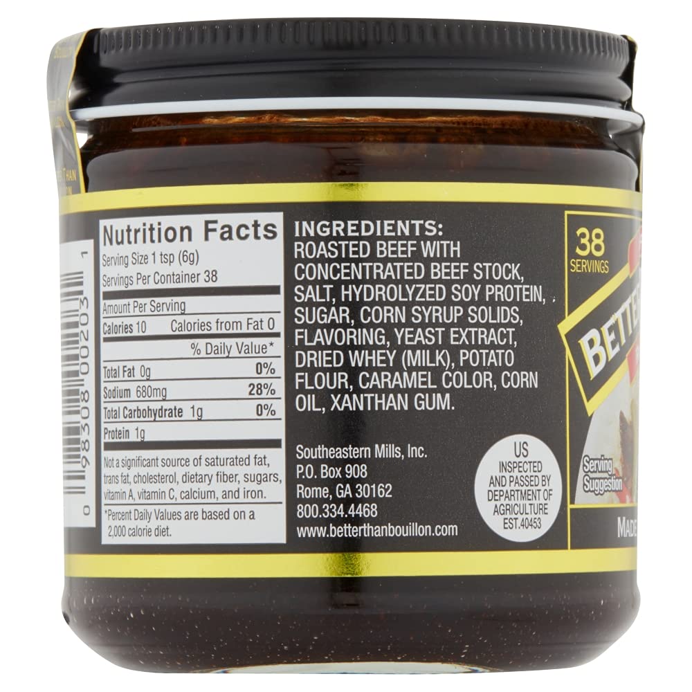 Better Than Bouillon Roasted Beef & Roasted Chicken Base, 8 oz (Pack of 2) Better Than Bouillon