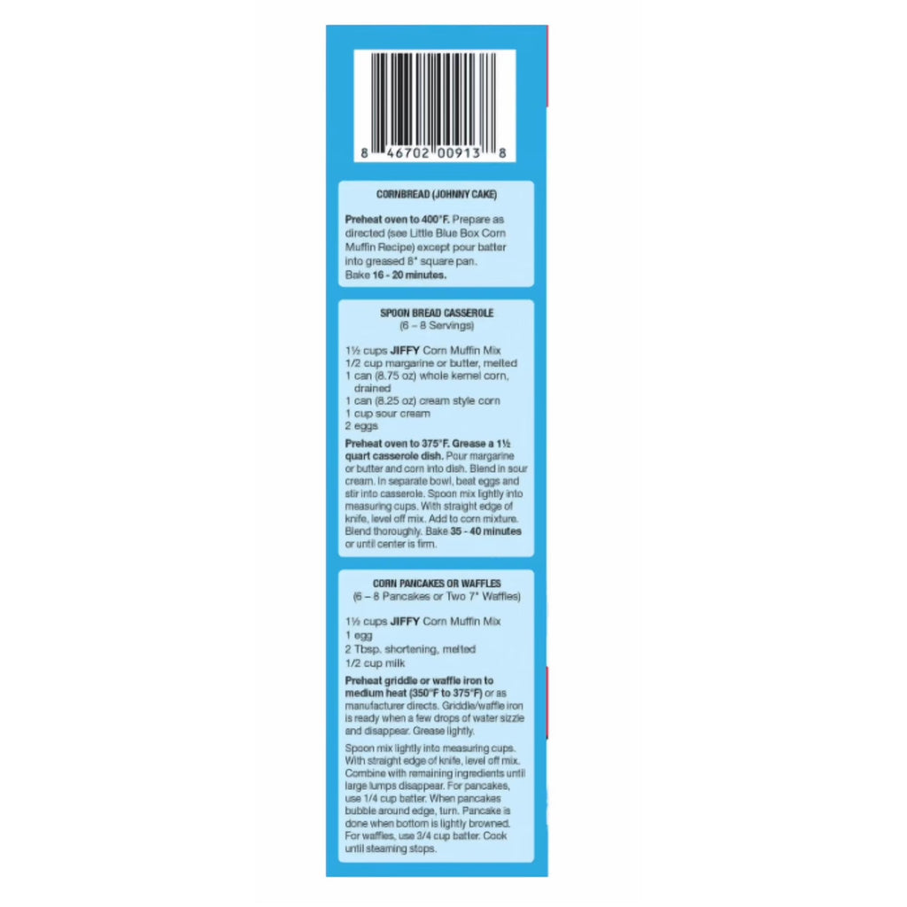 JIFFY Corn Muffin Mix, 40 oz Bulk Box for Sweet Cornbread and Dressing