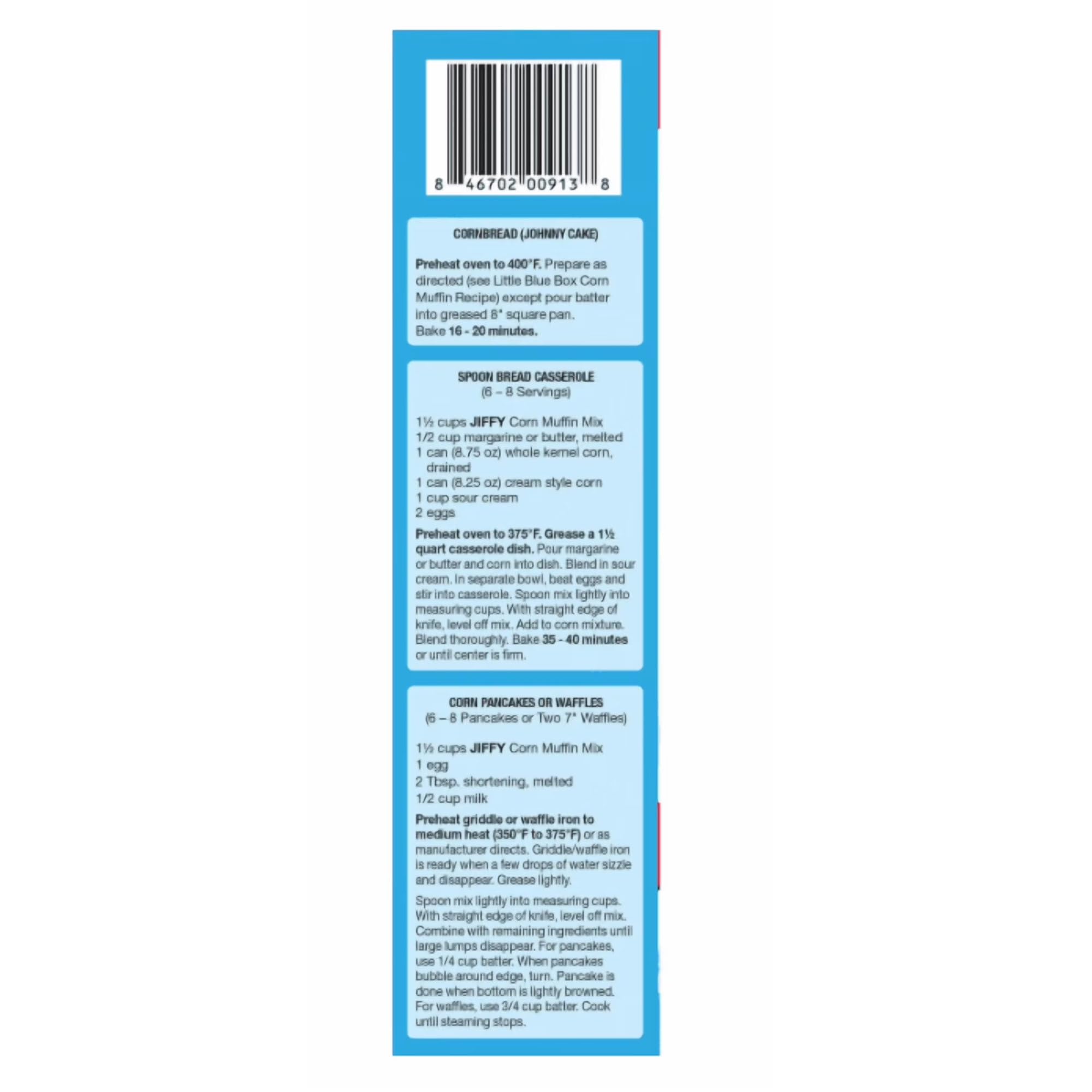 JIFFY Corn Muffin Mix, 40 oz Bulk Box for Sweet Cornbread and Dressing