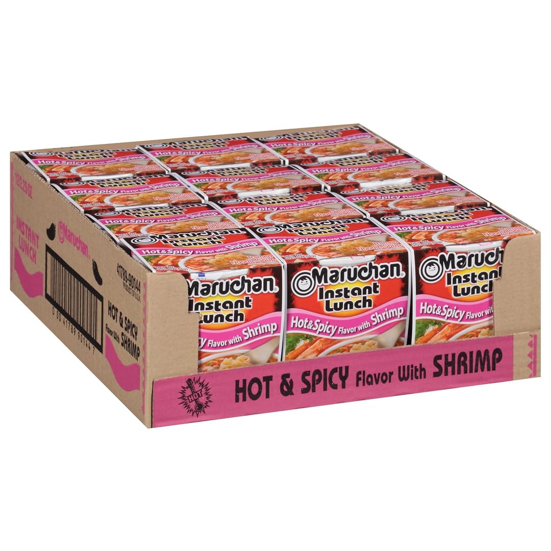 Maruchan Instant Lunch Ramen Noodles, 2.25 oz (Pack of 12)