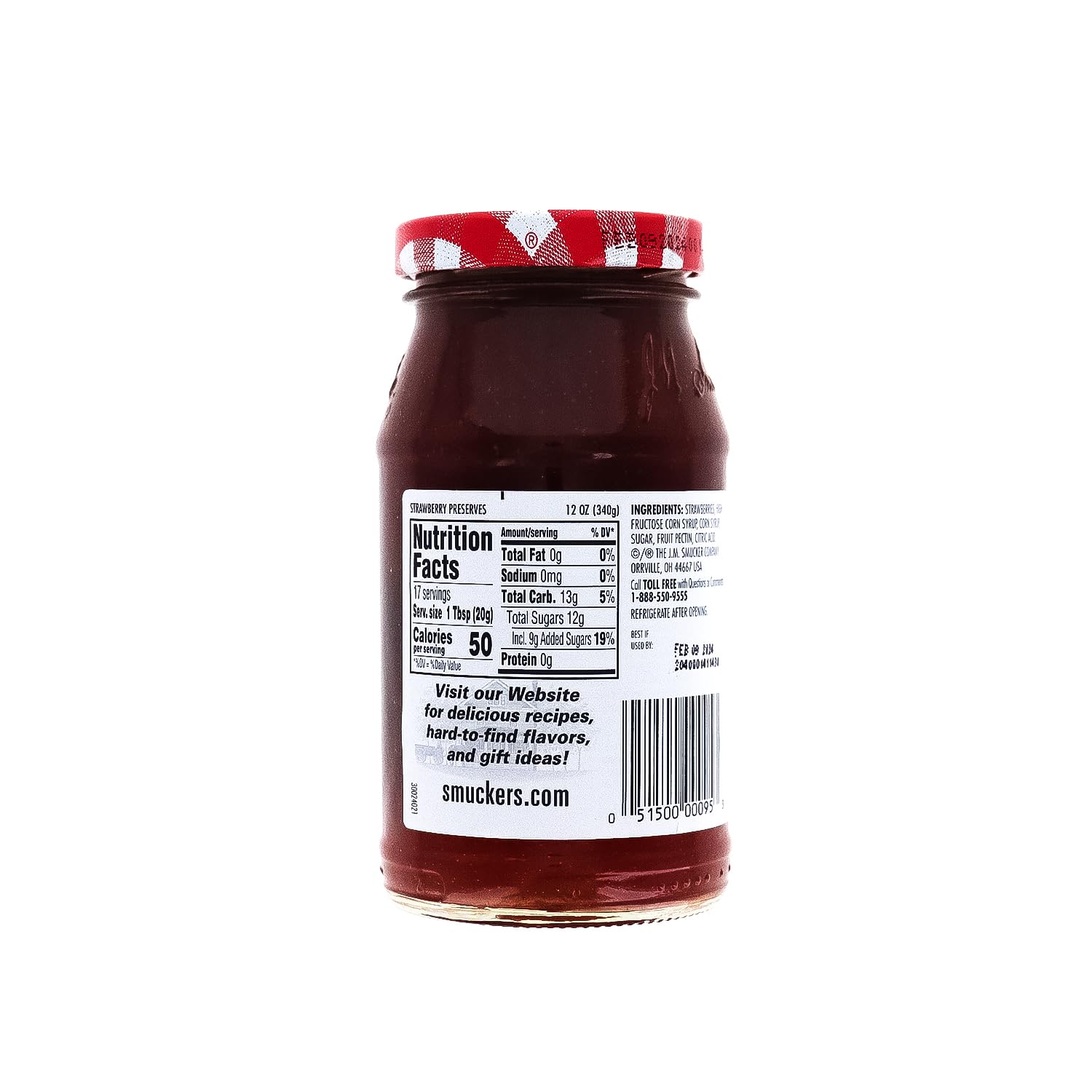 Smucker's Strawberry Preserves, 12 oz Smucker's