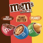 M&M's Peanut & Peanut Butter Candy, 2.5 oz Bags (Pack of 18) M&M's