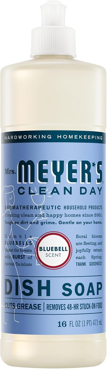 Mrs. Meyer's Clean Day Liquid Dish Soap, Biodegradable Formula, 16 fl oz Mrs. Meyer's