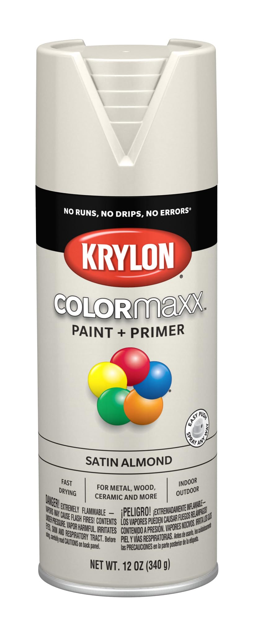 Krylon ColorMaxx Spray Paint and Primer, Matte Soft Lilac Krylon