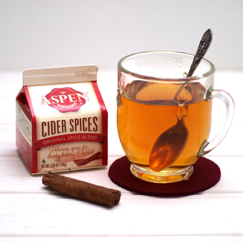 Aspen Mulling Cider Spice, Cinnamon Orange Blend, 5.65 oz (Pack of 3) Aspen