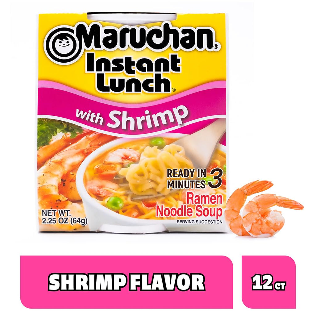 Maruchan Instant Lunch Ramen Noodles, 2.25 oz (Pack of 12)