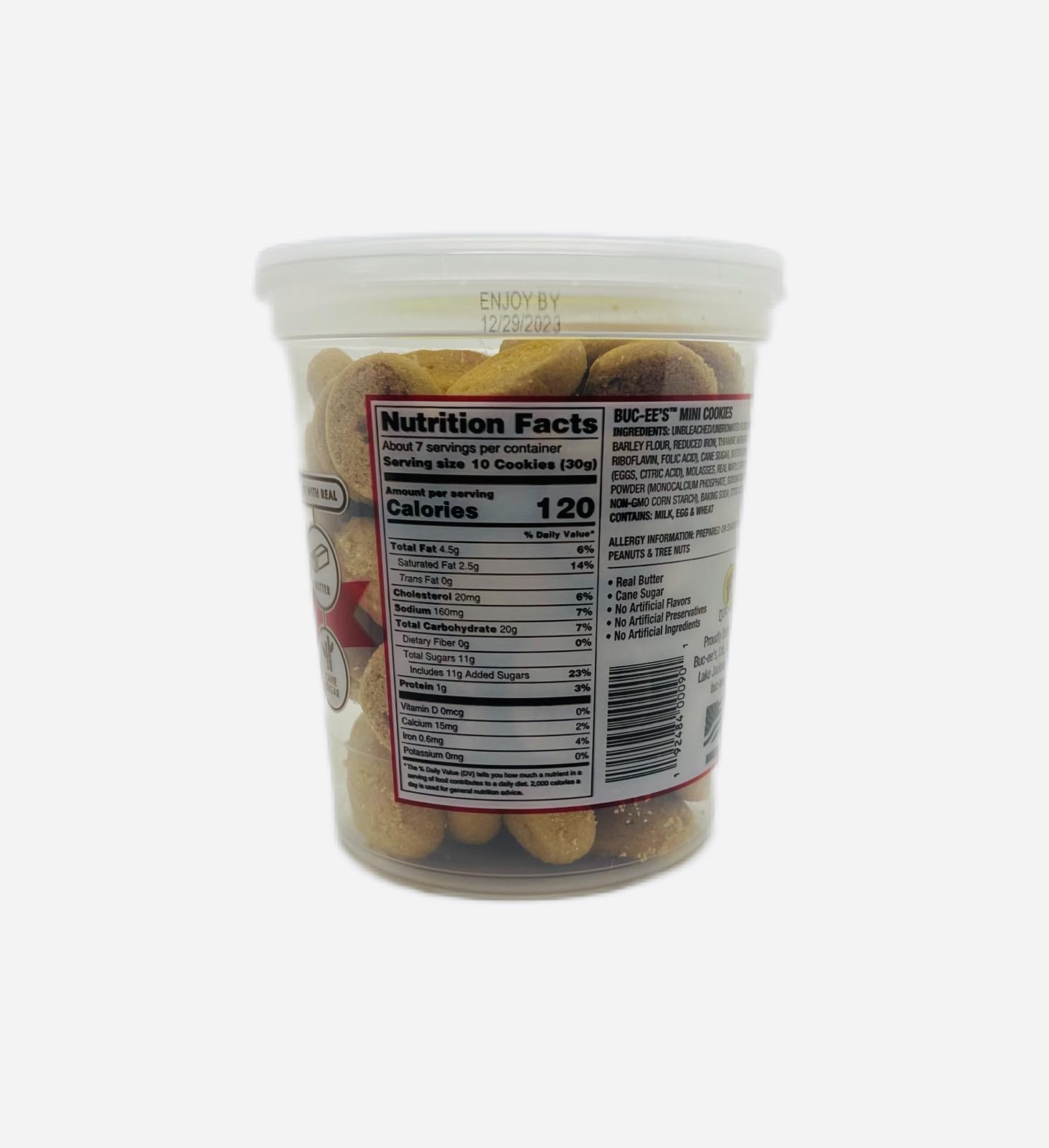 Buc-ee's Mini Cookies, Original 7.5 oz Buc-ee's