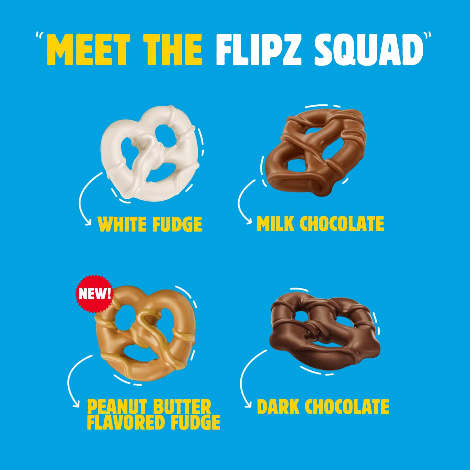 Flipz Milk Chocolate Covered Pretzels, 5 oz (Pack of 6) Flipz