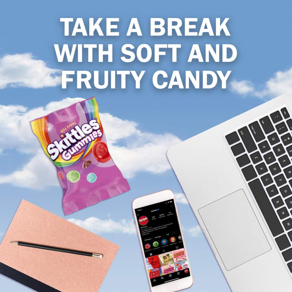 Skittles Sour Gummies, 5.8 Oz (Pack of 12) Skittles