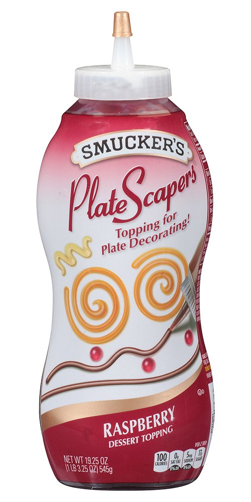 Smucker's Raspberry Dessert Topping- Plate Scrapers, 19.25 oz Smucker's