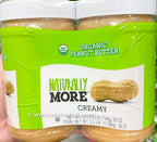 Naturally More Organic Peanut Butter, 28 oz (Pack of 2) Naturally More