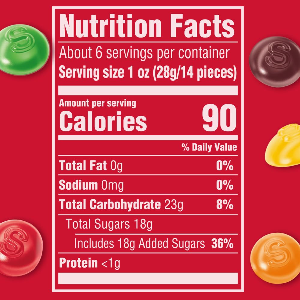 Skittles Sour Gummies, 5.8 Oz (Pack of 12) Skittles