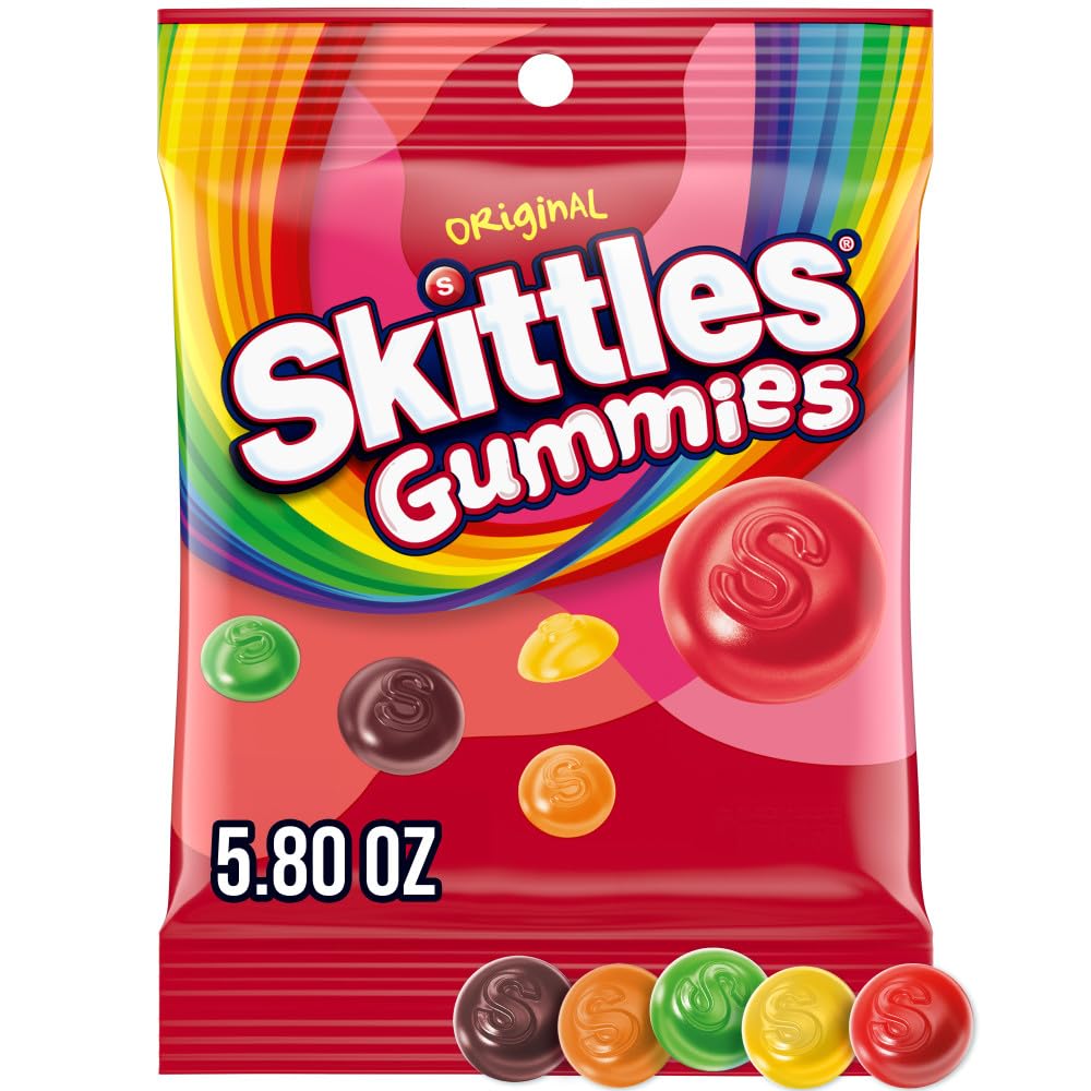 Skittles Sour Gummies, 5.8 Oz (Pack of 12) Skittles