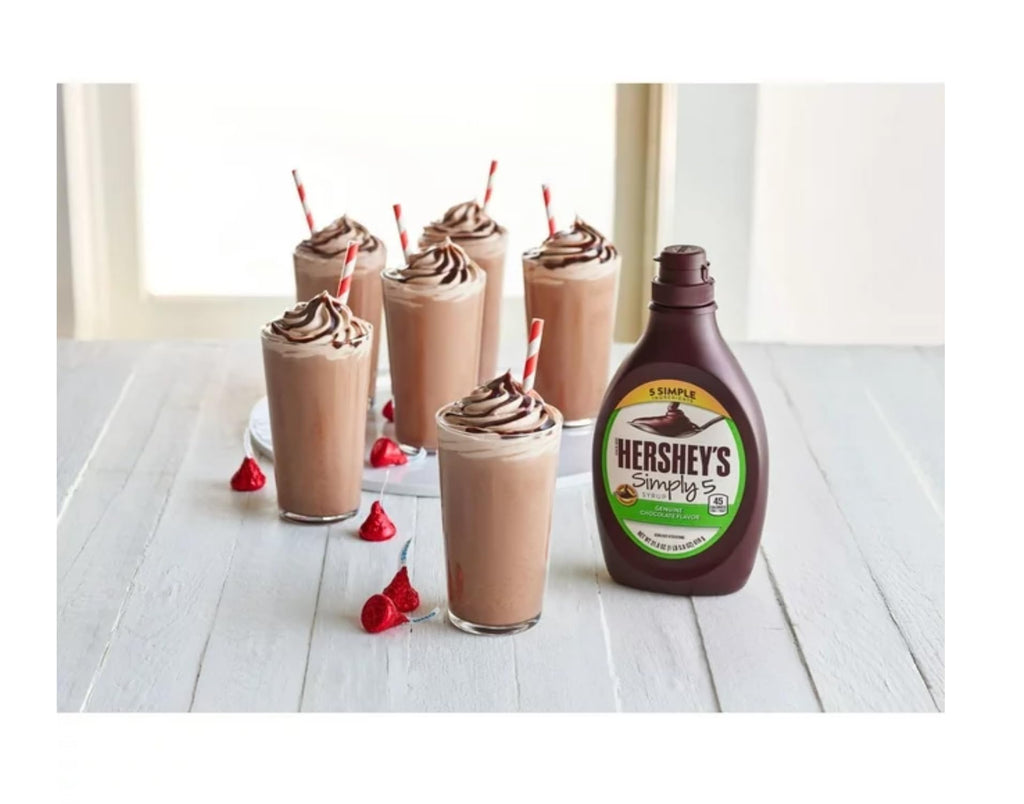 Hershey's Simply 5 Chocolate Syrup, 21.8oz (Pack of 2) Hershey's